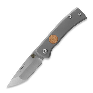 Chaves  Redencion Slip Joint Folding Knife Gray Stonewash Titanium 2.25" M390 Satin