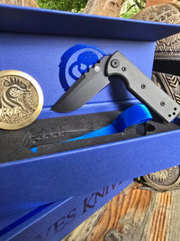 Chaves Knives T.A.K. Redencion Linerlock PVD Blk DP (Blackout)