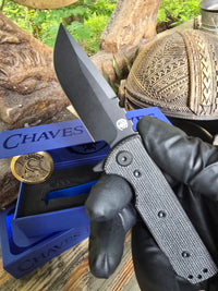Chaves Knives T.A.K. Redencion Linerlock PVD Blk DP (Blackout)