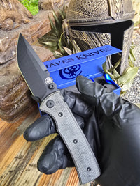 Chaves Knives Redencion Street Linerlock Blk TANTO