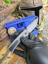 Chaves Knives Redencion Street Linerlock Blk TANTO