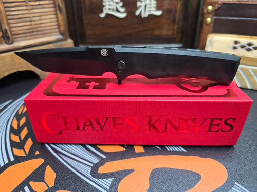 Chaves Knives Integral Liberation Street Tanto Black PVD