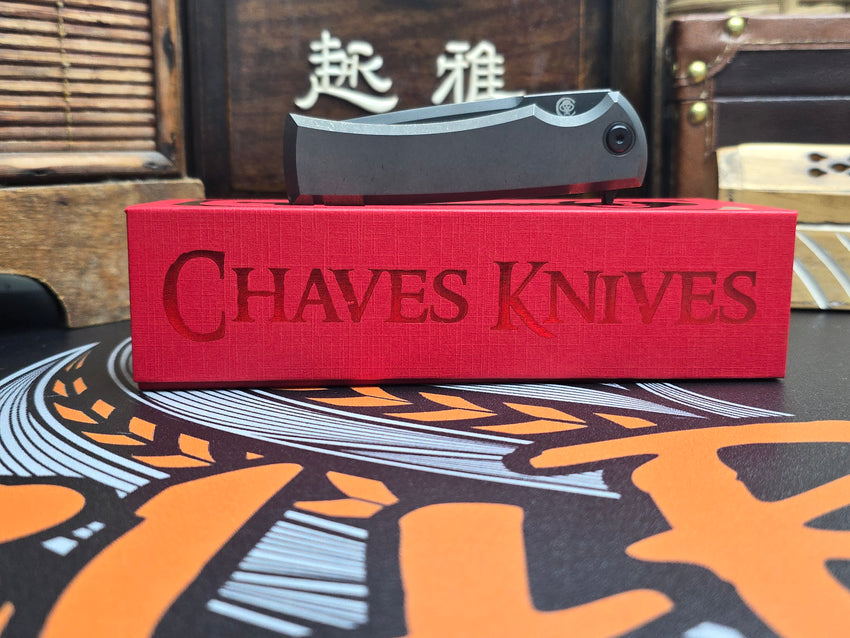 Chaves Knives Integral Liberation Street Drop Point Gray