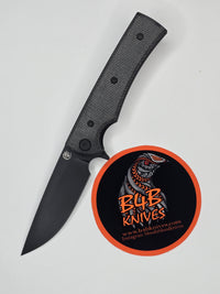 Chaves Knives Blue Label Liberation Street 3.38" Drop Point Elmax Blackout
