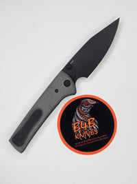 Chaves Knives Blue Label Scapegoat 229 3.81" Spear Point Elmax Blackout