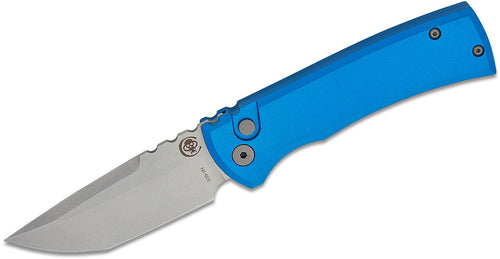 Chaves Pro Tech Redencion 229 Auto (Blue handle with Stonewashed blade)