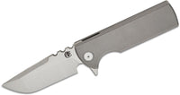 Chaves T.A.K. Integral Frame Lock Drop Point Knife Titanium (2.75" Satin M390)