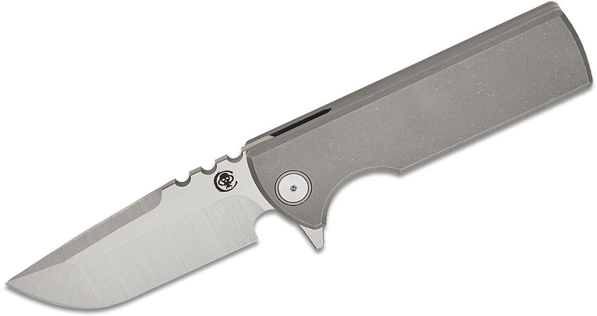 Chaves T.A.K. Integral Frame Lock Drop Point Knife Titanium (2.75" Satin M390)