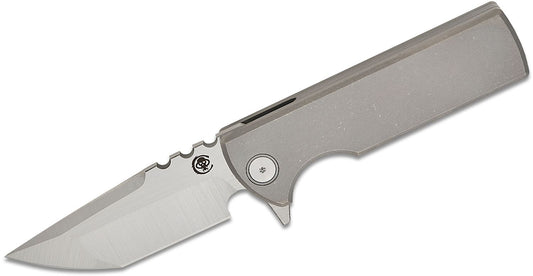 Chaves T.A.K. Integral Knife 2.75" M390 Belt Satin Tanto Blade