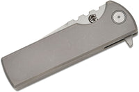 Chaves T.A.K. Integral Knife 2.75" M390 Belt Satin Tanto Blade