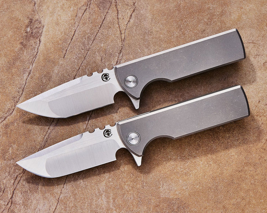 Chaves T.A.K. Integral Knife 2.75" M390 Belt Satin Tanto Blade