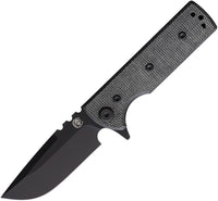 Chaves Knives Blue Label T.A.K. Redencion Black Micarta 2.75" Drop Point Blackout