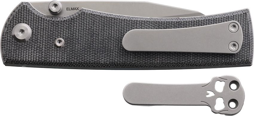 Chaves Knives Blue Label Sangre 229 3.81" Wharncliffe Elmax Belt Satin