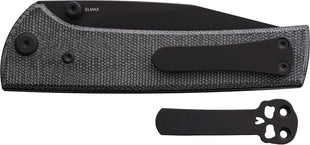 Chaves Knives Blue Label Scapegoat 229 3.81" Spear Point Elmax Blackout