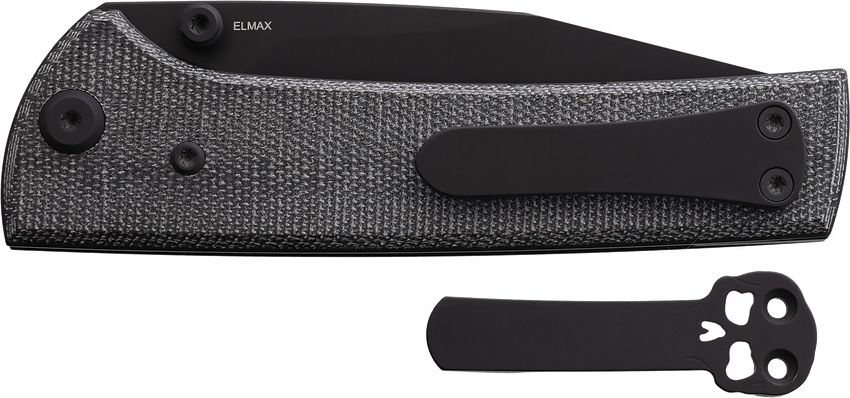 Chaves Knives Blue Label Scapegoat 229 3.81" Spear Point Elmax Blackout
