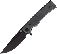 Chaves Knives Blue Label Liberation Street 3.38" Drop Point Elmax Blackout