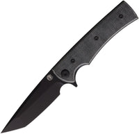 Chaves Knives Blue Label Liberation Street 3.38" Tanto Elmax Blackout
