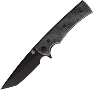 Chaves Knives Blue Label Liberation Street 3.38" Tanto Elmax Blackout