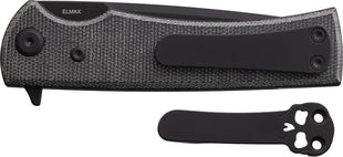 Chaves Knives Blue Label Liberation Street 3.38" Tanto Elmax Blackout