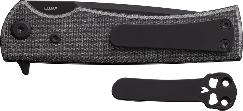 Chaves Knives Blue Label Liberation Street 3.38" Tanto Elmax Blackout