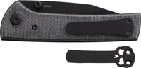 Chaves Knives Blue Label Scapegoat Street 3.38" Spear Point Elmax Blackout