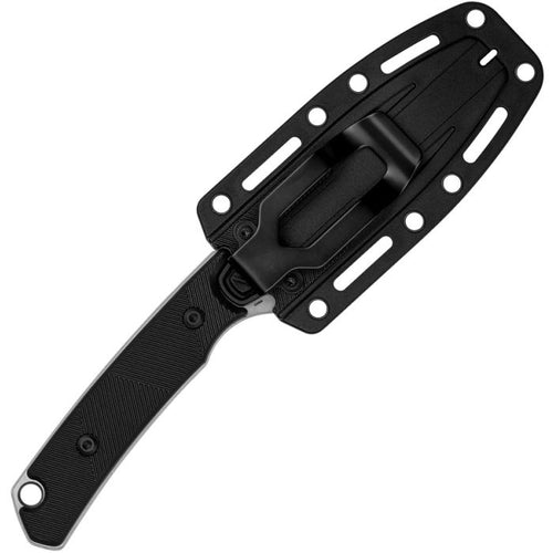 Kershaw Steppe Fixed Blade Knife Black Rubber