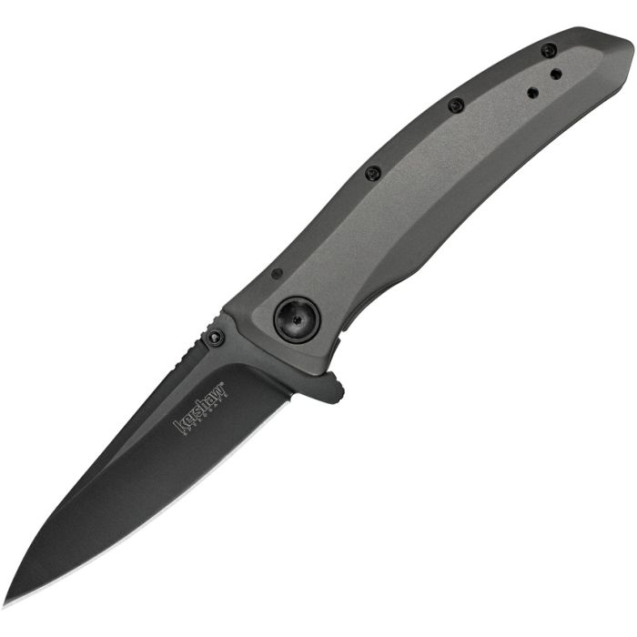 Kershaw Grid Assisted Opening Flipper Knife (3.75" Black) 2200