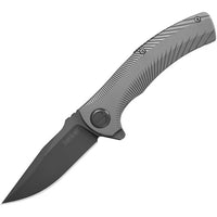 Kershaw Seguin Assisted Opening Frame Lock Knife Gray (3.1" Gray) 3490