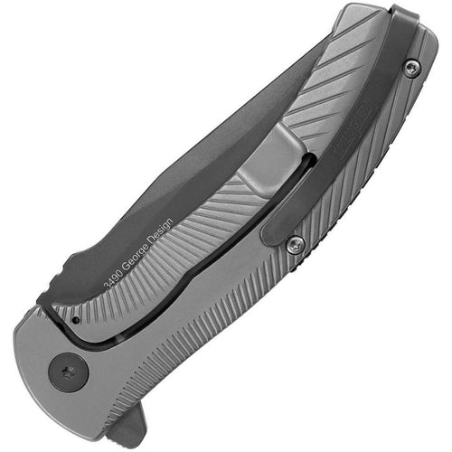 Kershaw Seguin Assisted Opening Frame Lock Knife Gray (3.1" Gray) 3490