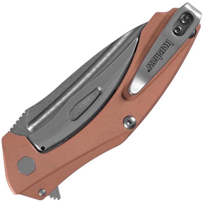 Kershaw Mini Natrix Sub-Frame Lock Knife Copper (2.75" Stonewash)