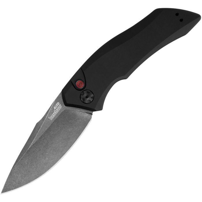 Kershaw Launch 1 Automatic Knife Black Aluminum (3.4" BlackWash)
