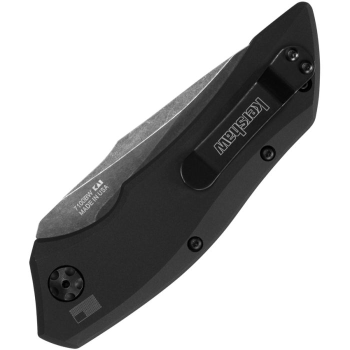 Kershaw Launch 1 Automatic Knife Black Aluminum (3.4" BlackWash)