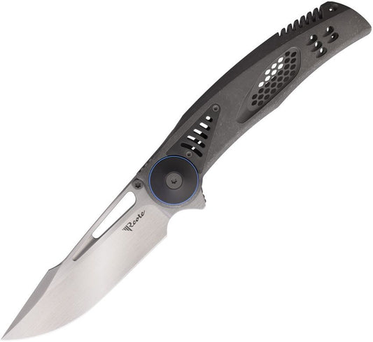 Reate Knives: GTR Framelock Ti Dark BB
