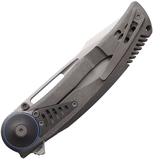 Reate Knives: GTR Framelock Ti Dark BB