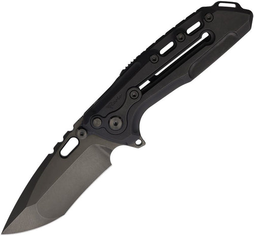 Reate Knives: T1000-V2 Button Framelock Blk