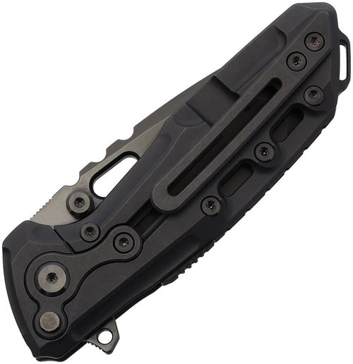 Reate Knives: T1000-V2 Button Framelock Blk