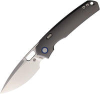 Vosteed Knives Psyop Top Linerlock Ti Gray