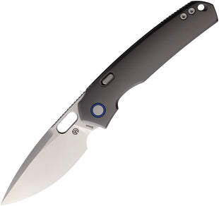 Vosteed Knives Psyop Top Linerlock Ti Gray