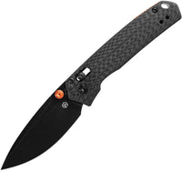 Vosteed Mini Psyop – 2.69″ Black Elmax Blade, Carbon Fibre Handle, Crossbar Lock