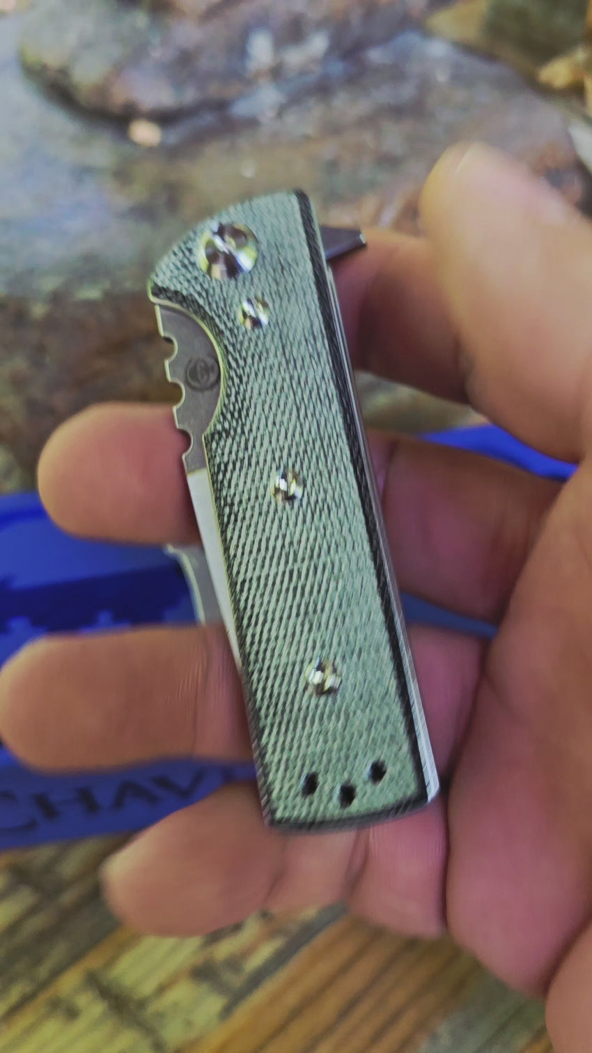 Chaves Knives T.A.K. Linerlock SW Blk Tanto